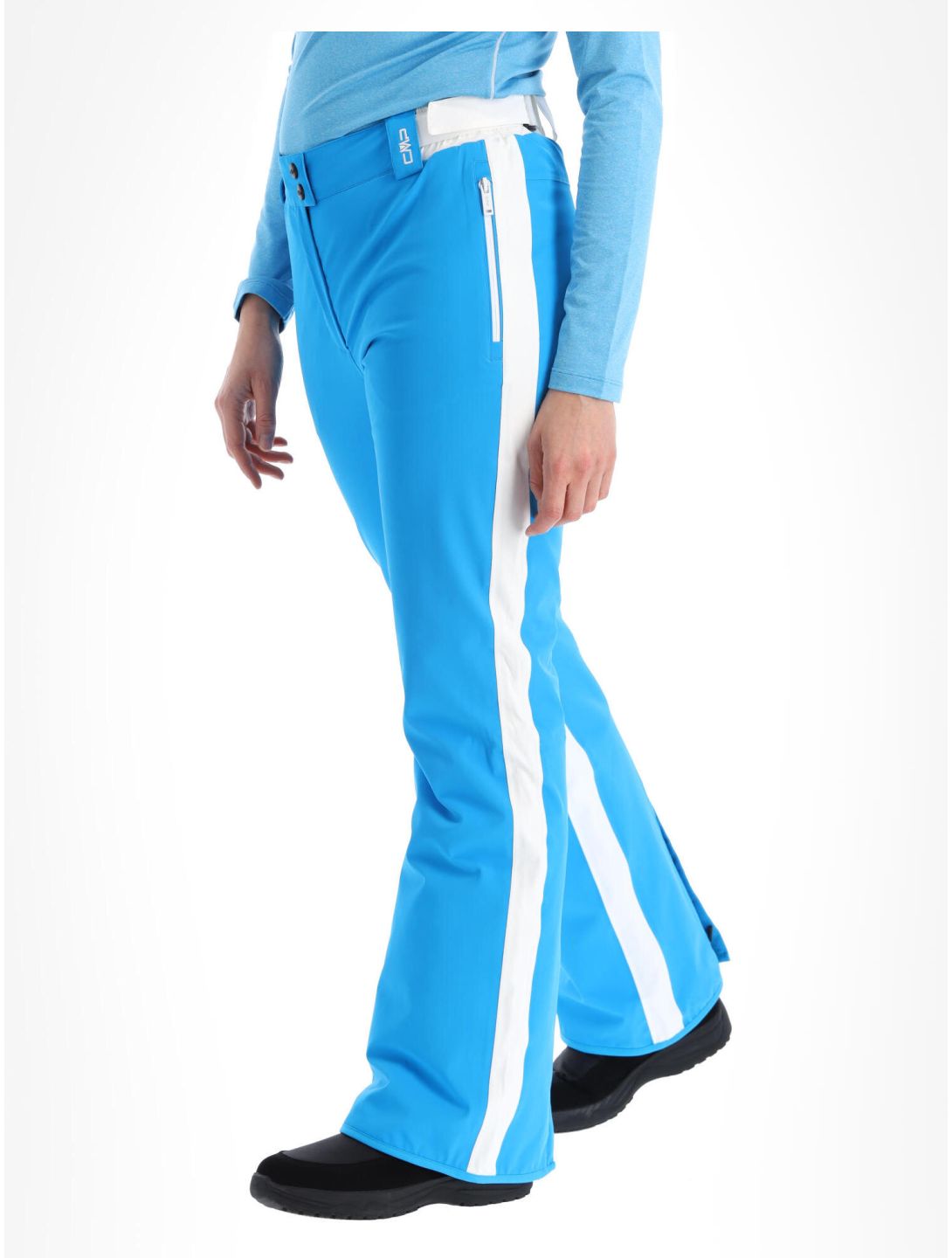 CMP, 30W0806 pantaloni da sci donna turquioise blu 