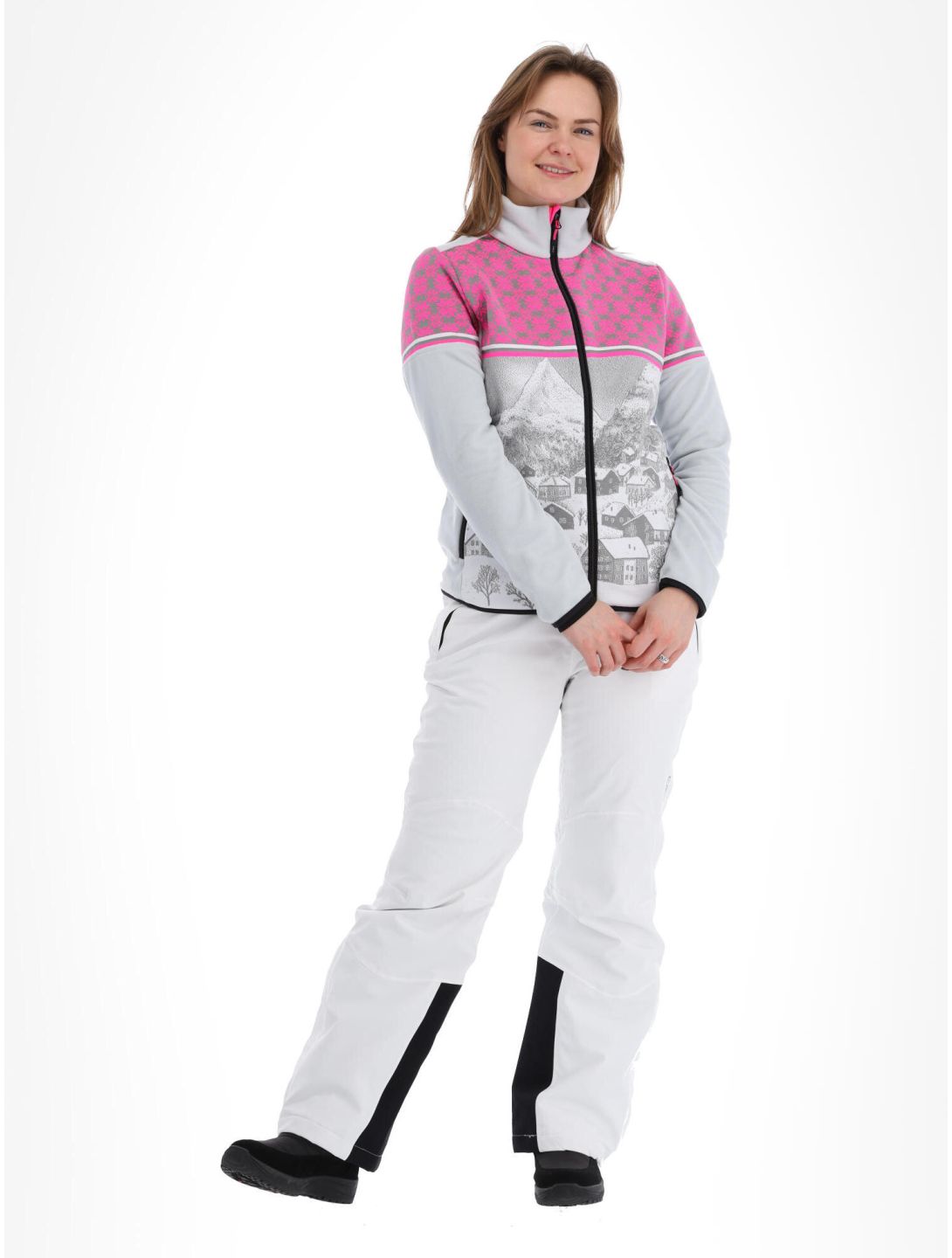 CMP, 31J1146 gilet donna ice bianco 