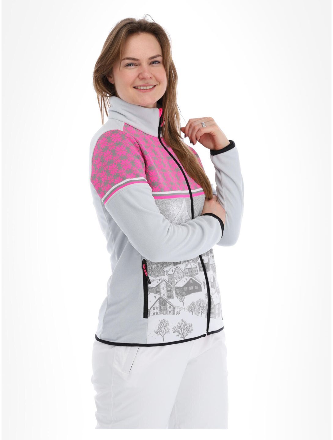 CMP, 31J1146 gilet donna ice bianco 