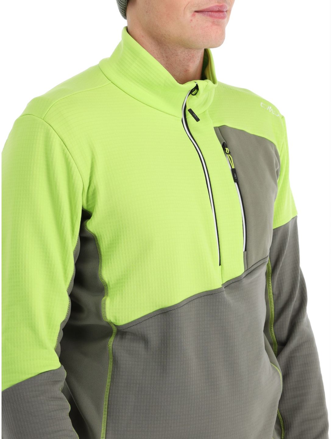 CMP, 33E1077 maglione uomo Kaki verde 