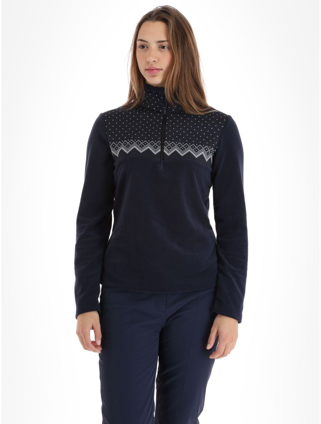 CMP, 33J1196 maglione donna Black Blue blu 