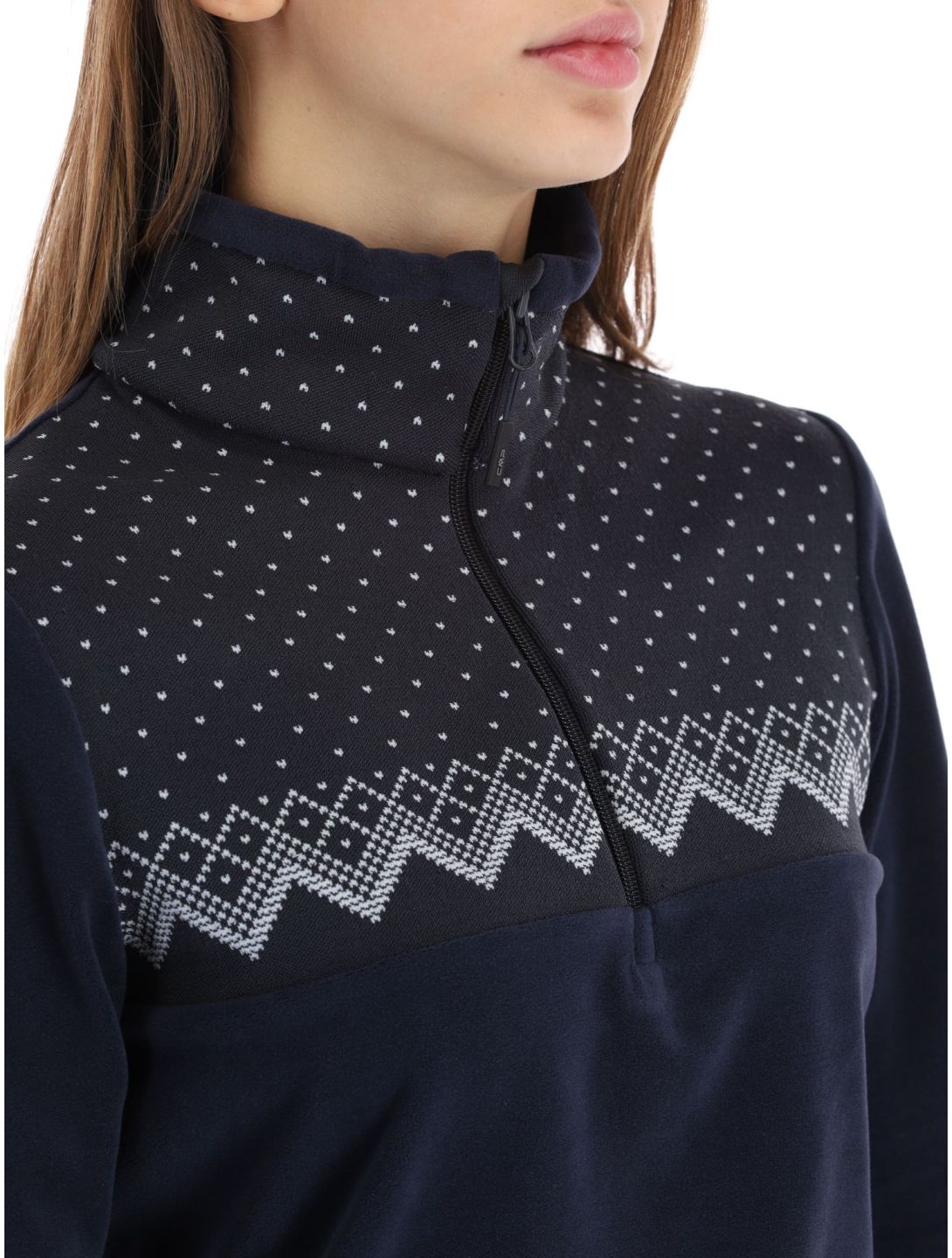 CMP, 33J1196 maglione donna Black Blue blu 