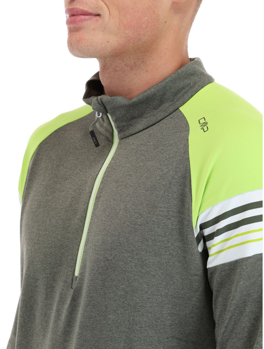 CMP, 33L1027 maglione uomo Kaki Mel. verde 