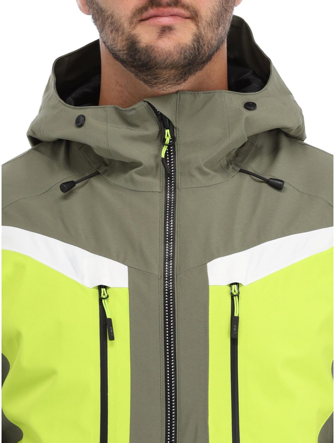 CMP, 33W0787 giacca sci uomo Kaki verde 