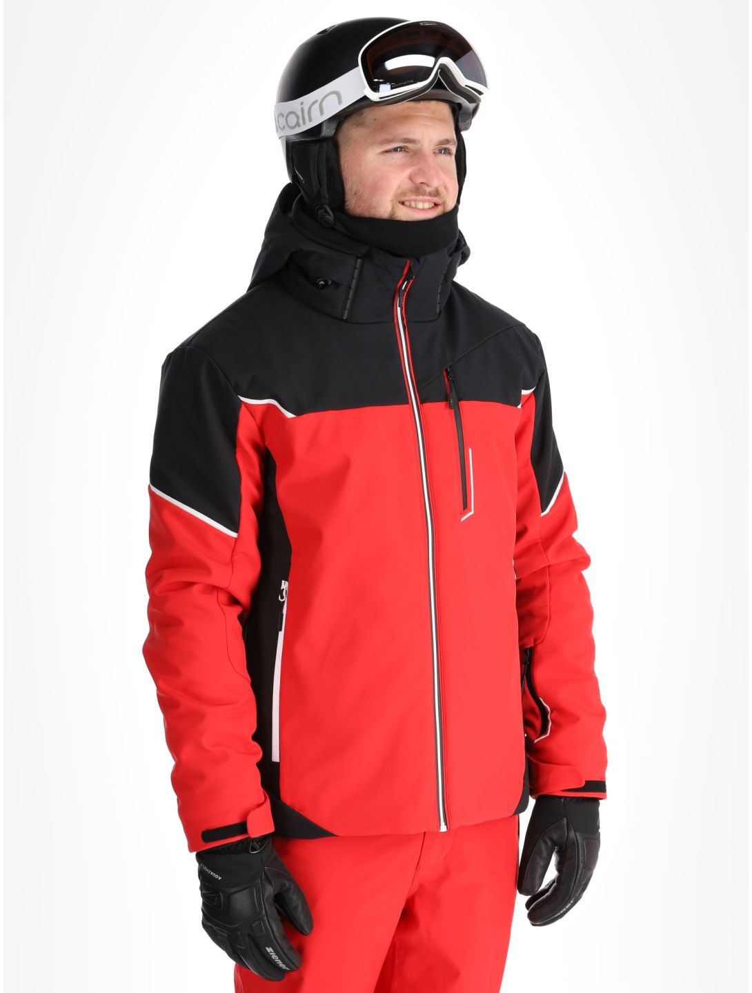 CMP, 33W0897 softshell uomo Ferrari Black nero, rosso 