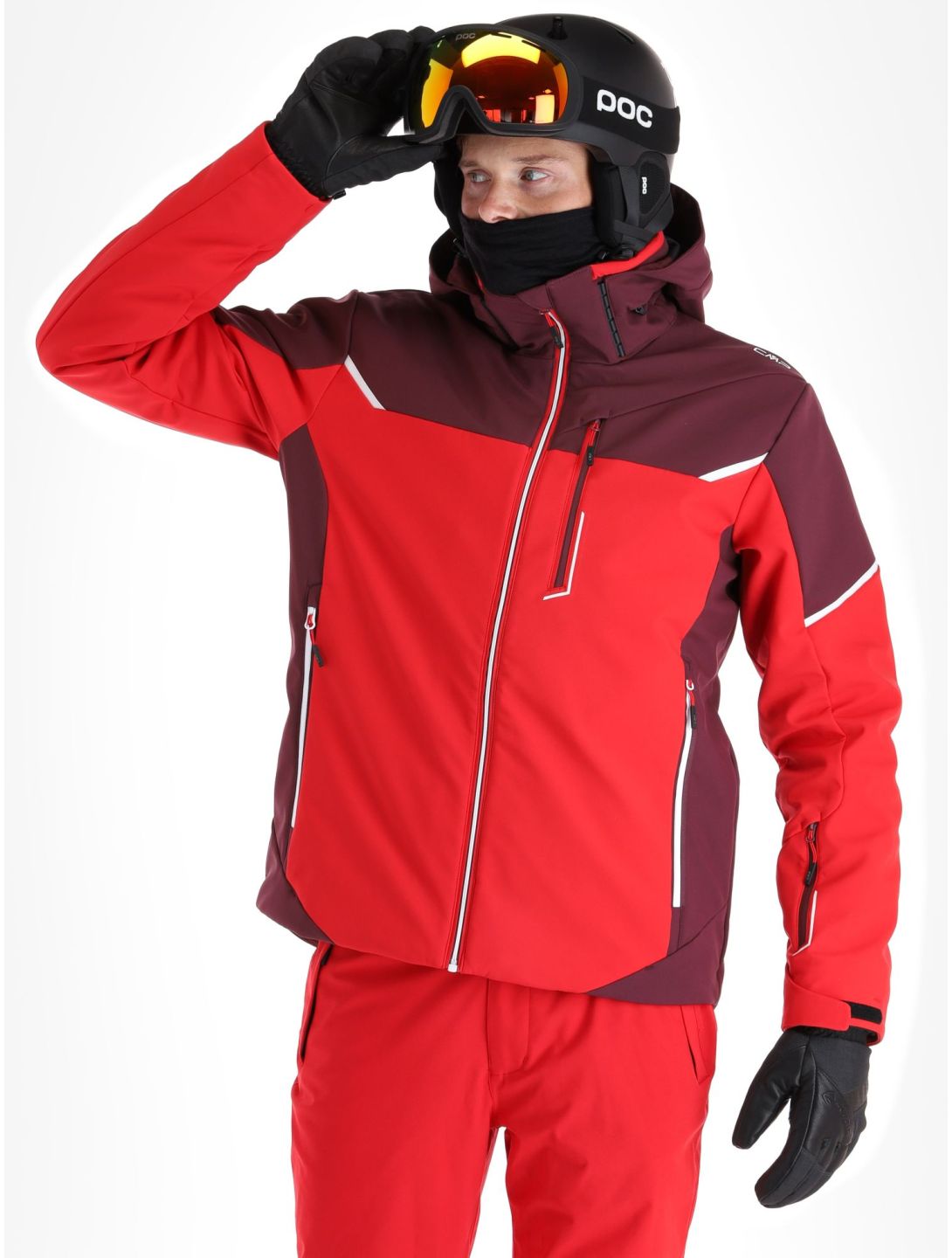 CMP, 33W0897 softshell uomo Ferrari rosso 