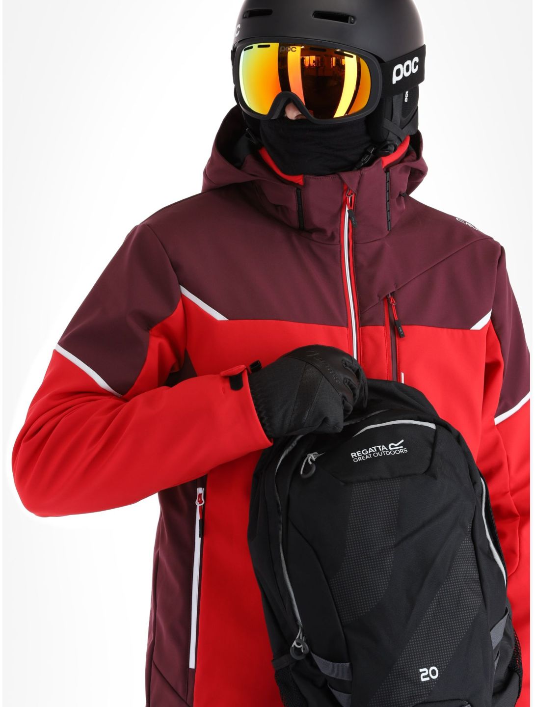 CMP, 33W0897 softshell uomo Ferrari rosso 