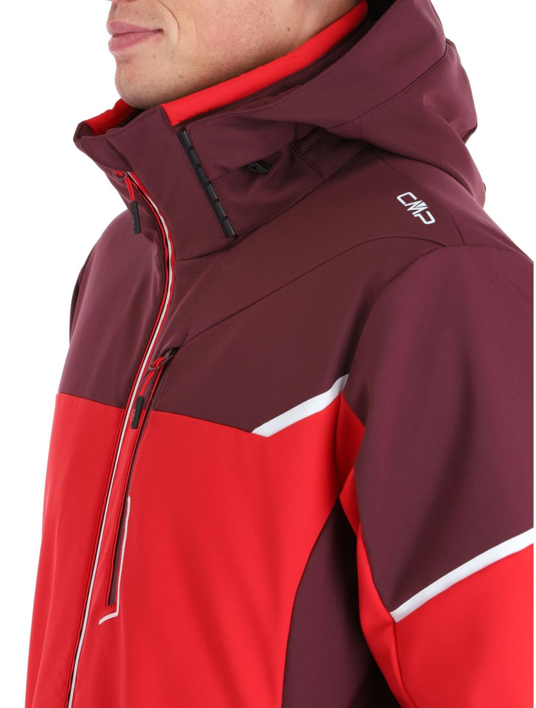 CMP, 33W0897 softshell uomo Ferrari rosso 