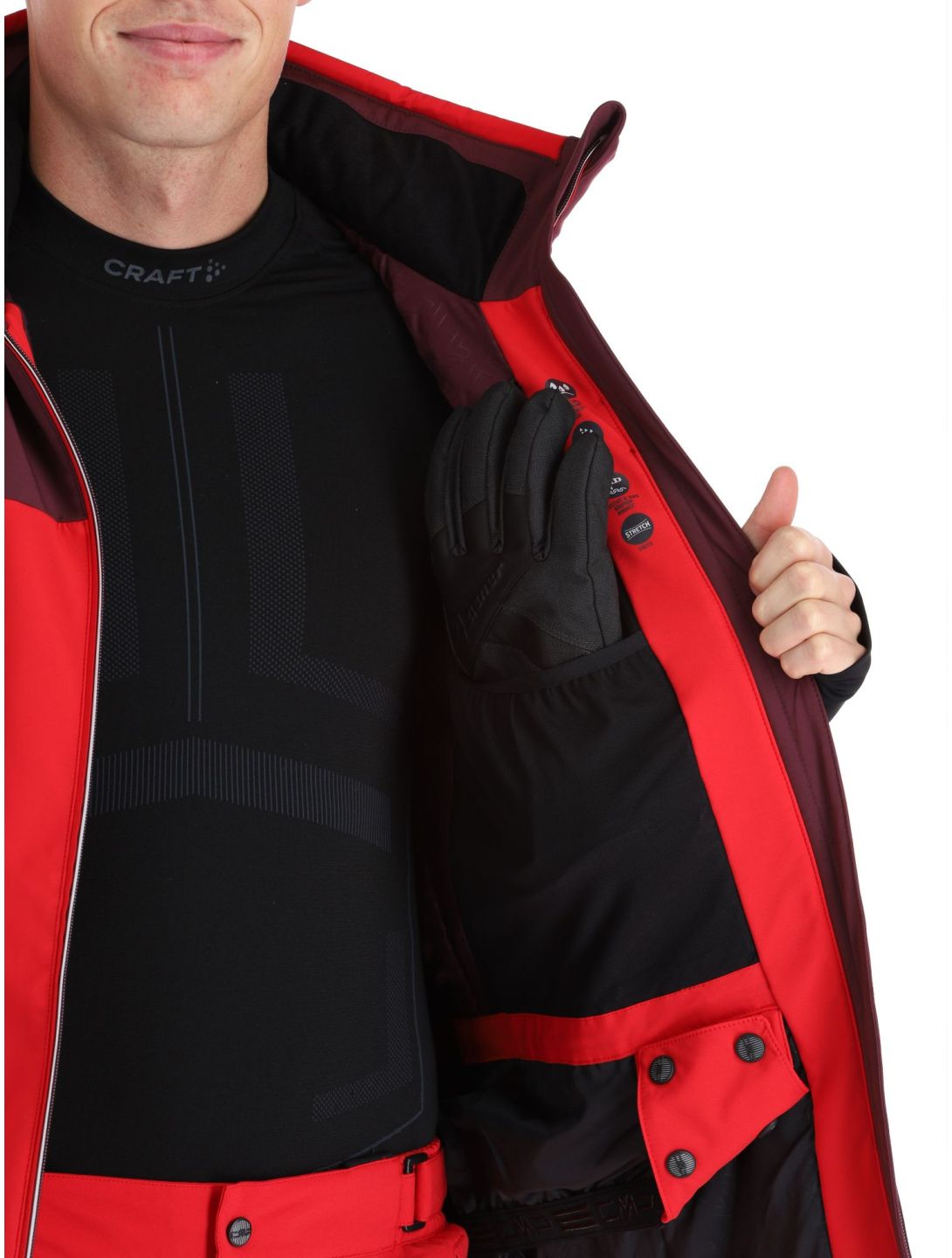 CMP, 33W0897 softshell uomo Ferrari rosso 