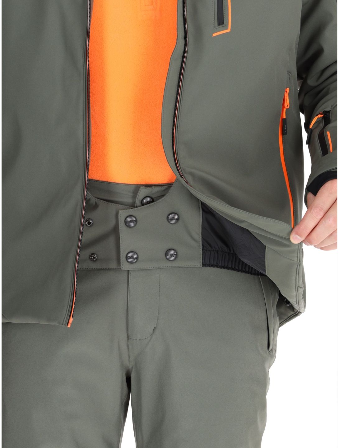 CMP, 33W0897 softshell uomo Olive verde 