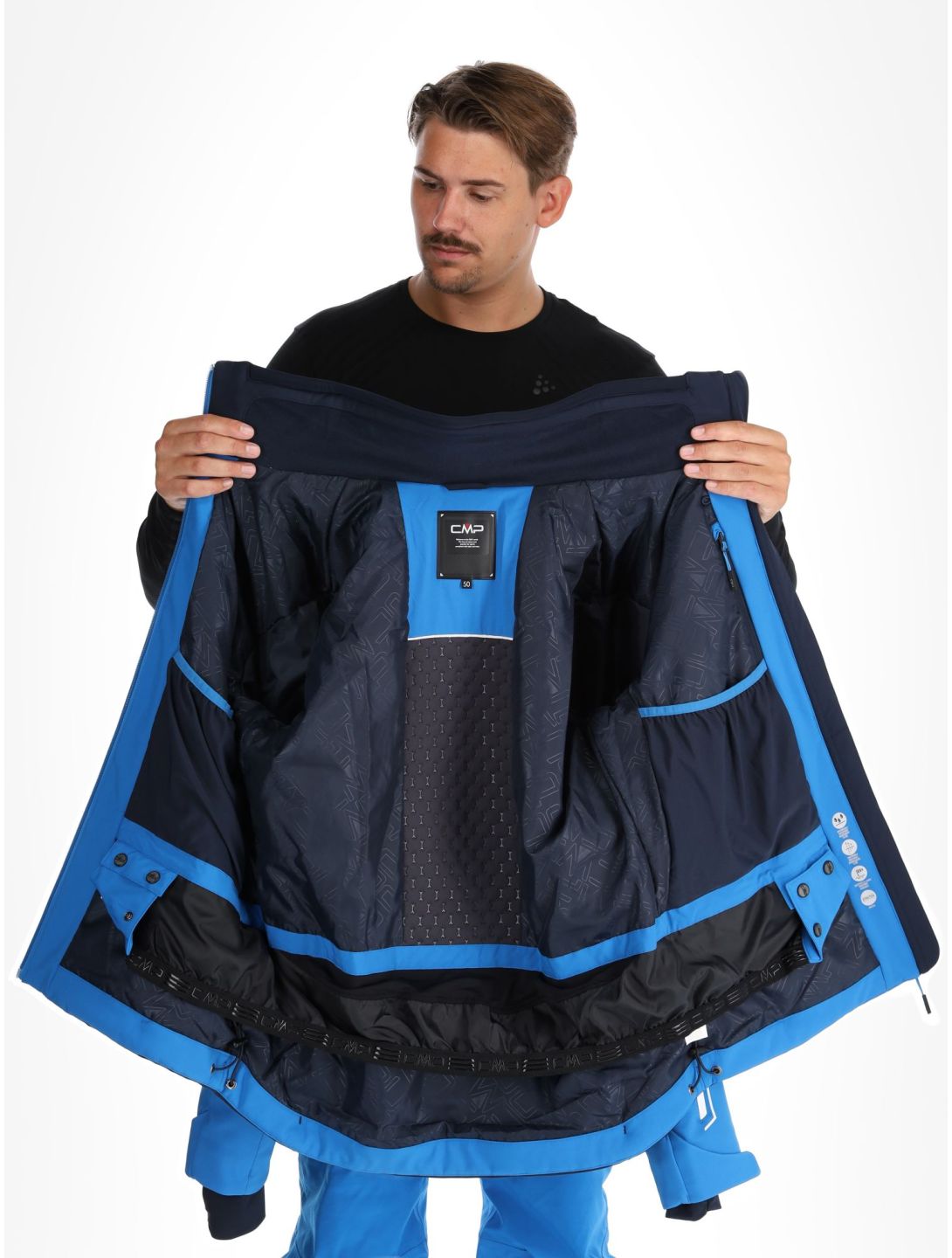 CMP, 33W0897 softshell uomo Sapphire blu 