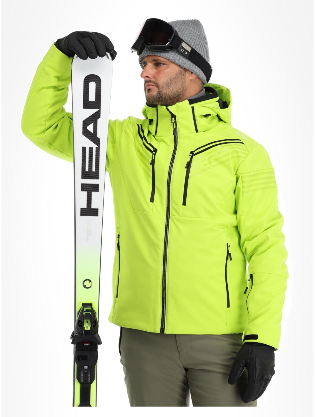 CMP, 33W0967 softshell uomo Acid verde 