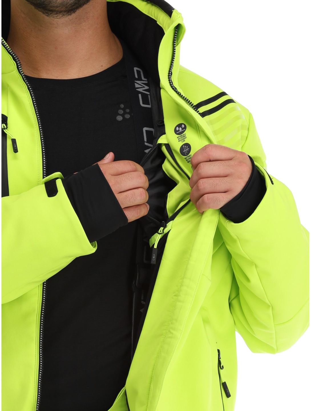 CMP, 33W0967 softshell uomo Acid verde 