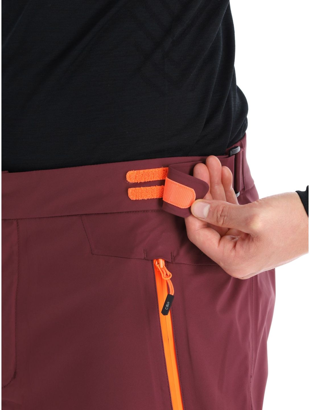 CMP, 33W2887 pantaloni da sci senza imbottitura uomo Burgundy borgogna 