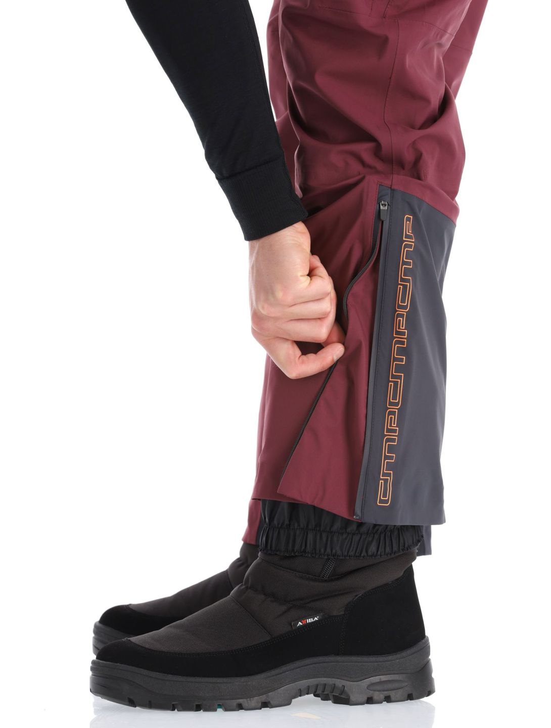 CMP, 33W2887 pantaloni da sci senza imbottitura uomo Burgundy borgogna 