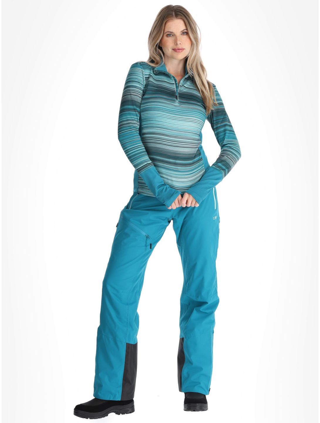 CMP, 34L2096 maglione donna Teal / Aqua blu, verde 