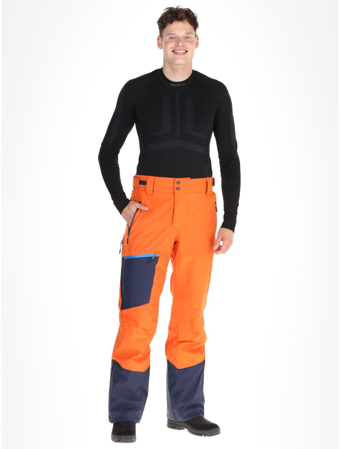 CMP, 34W2027 pantaloni da sci uomo Jaffa arancio 