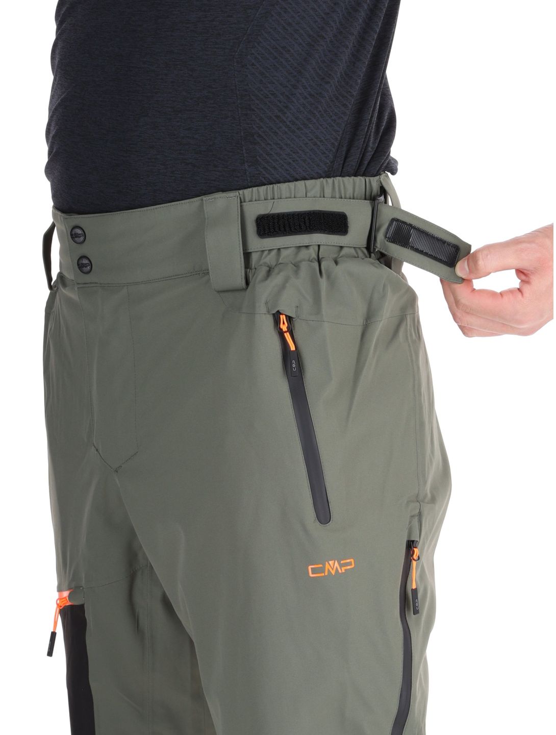 CMP, 34W2027 pantaloni da sci uomo Olive verde 