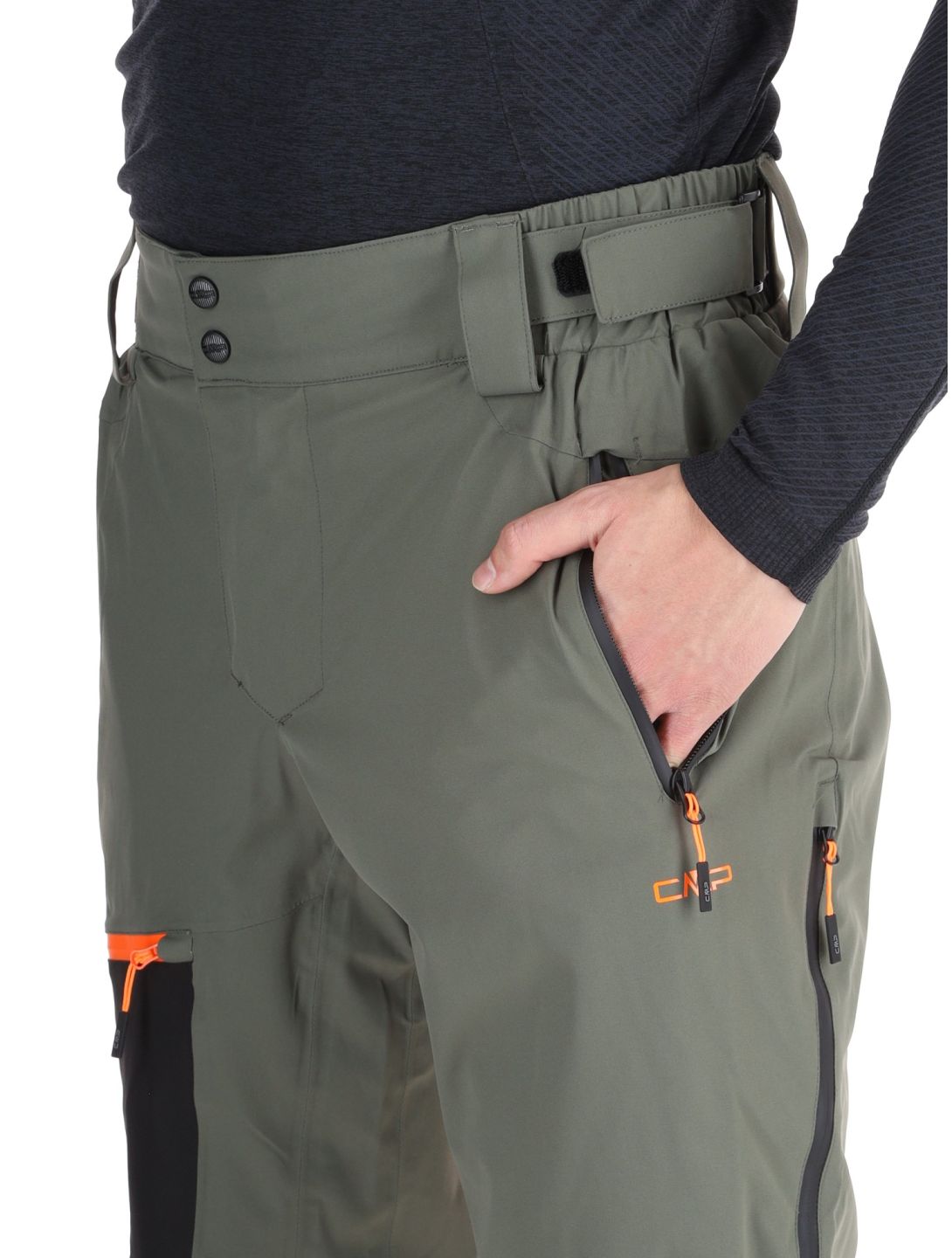 CMP, 34W2027 pantaloni da sci uomo Olive verde 