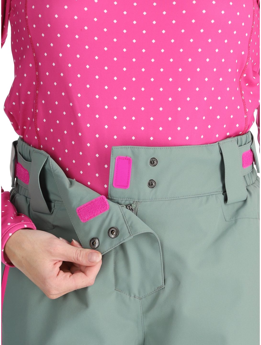 CMP, 34W2046 pantaloni da sci donna Mineral verde 