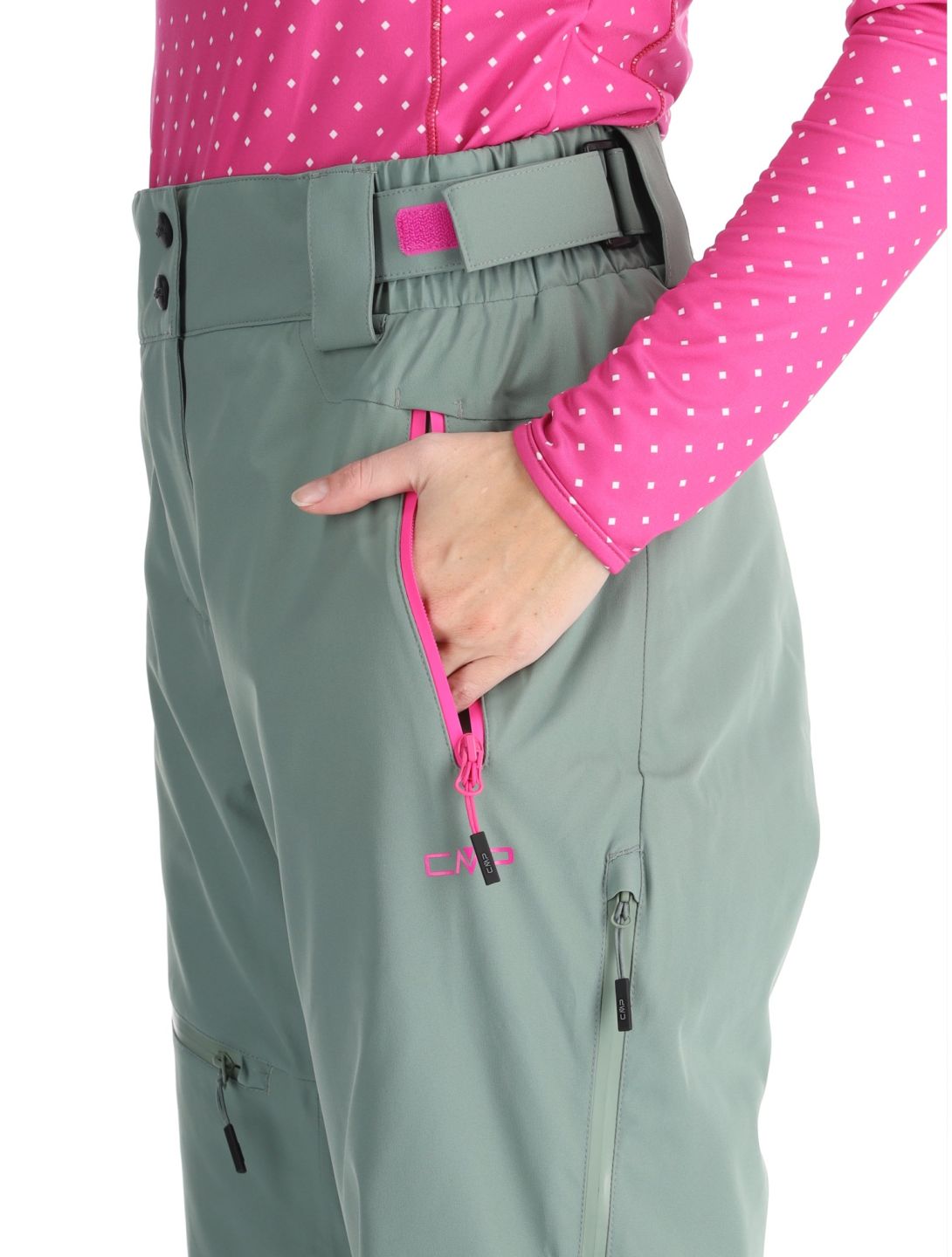 CMP, 34W2046 pantaloni da sci donna Mineral verde 