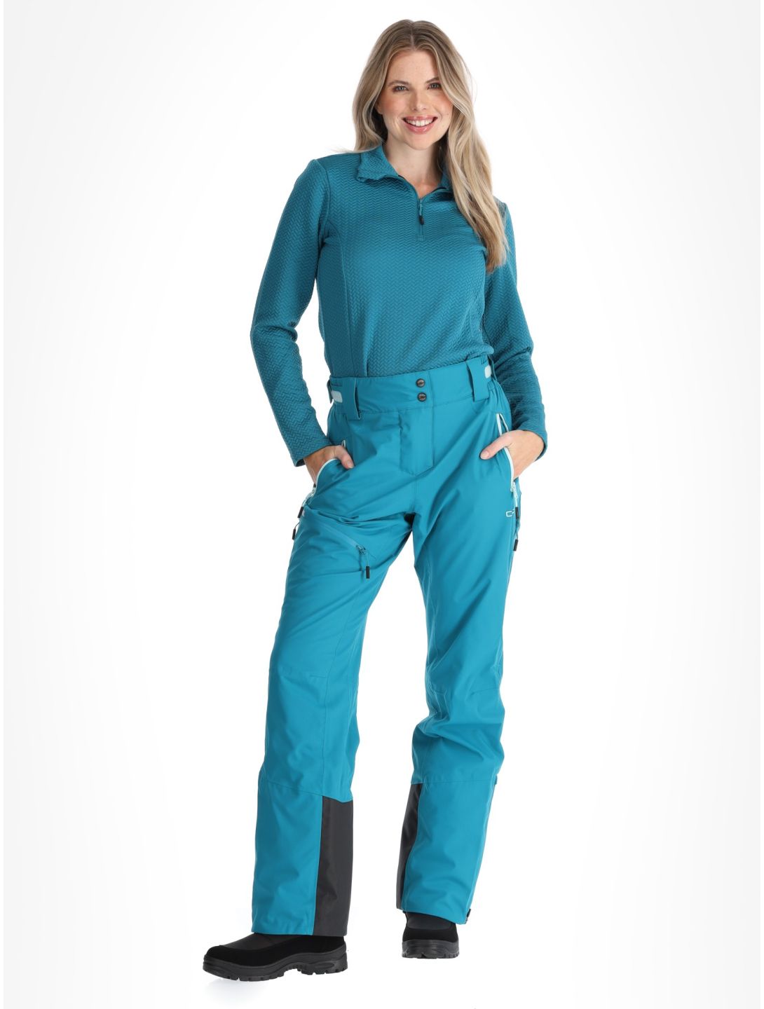 CMP, 34W2046 pantaloni da sci donna Teal verde 