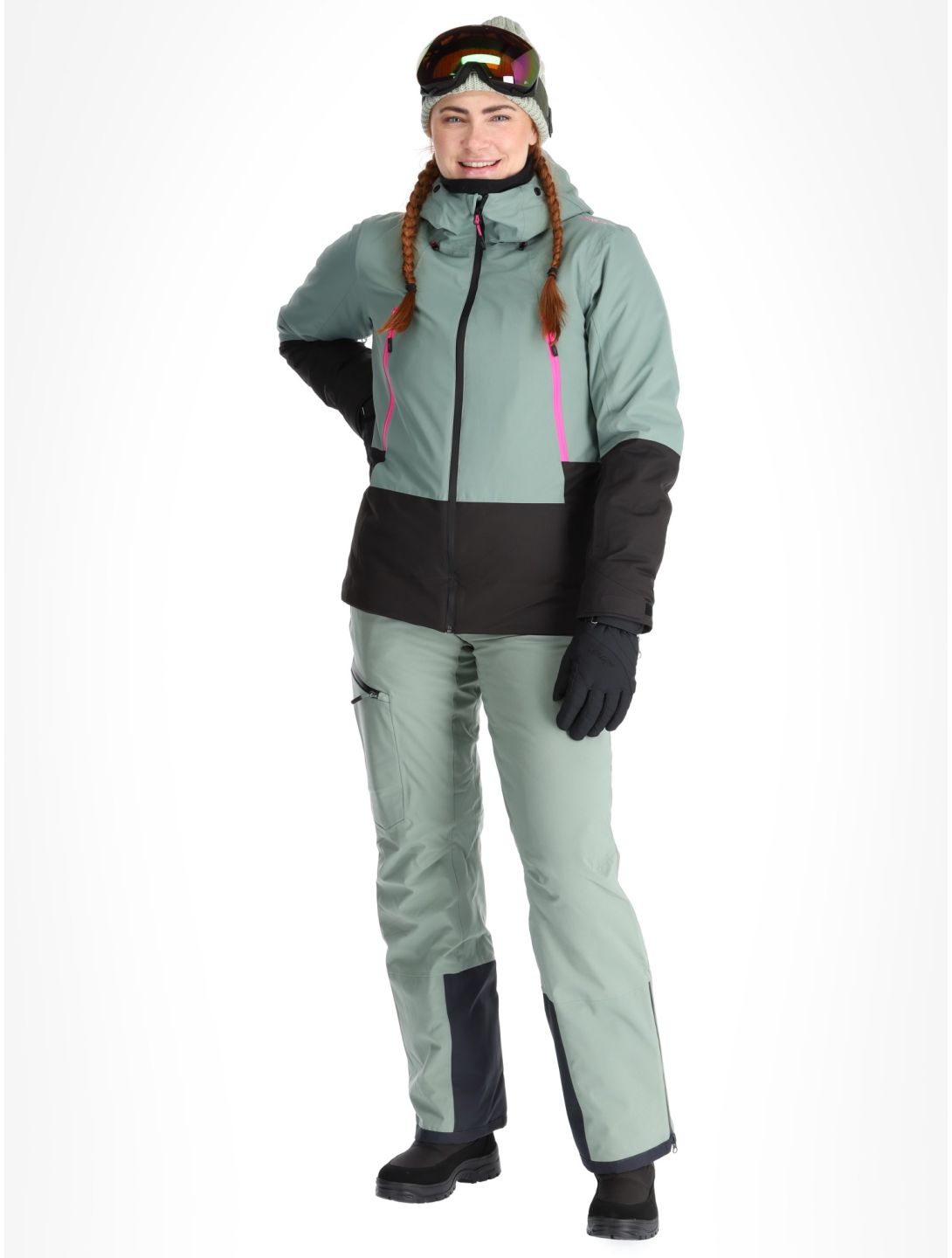 CMP, 34W2506 giacca sci donna Mineral verde 