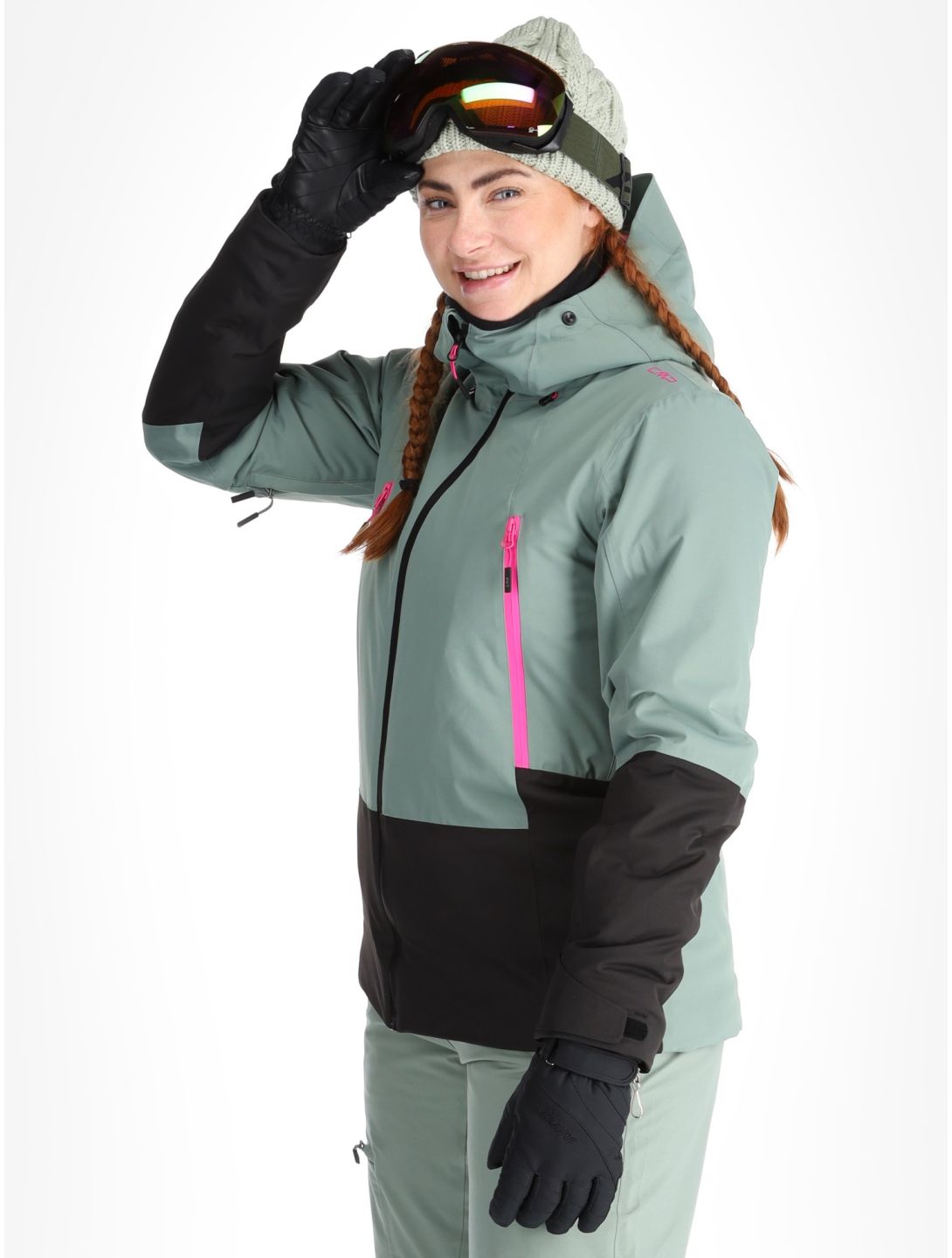 CMP, 34W2506 giacca sci donna Mineral verde 