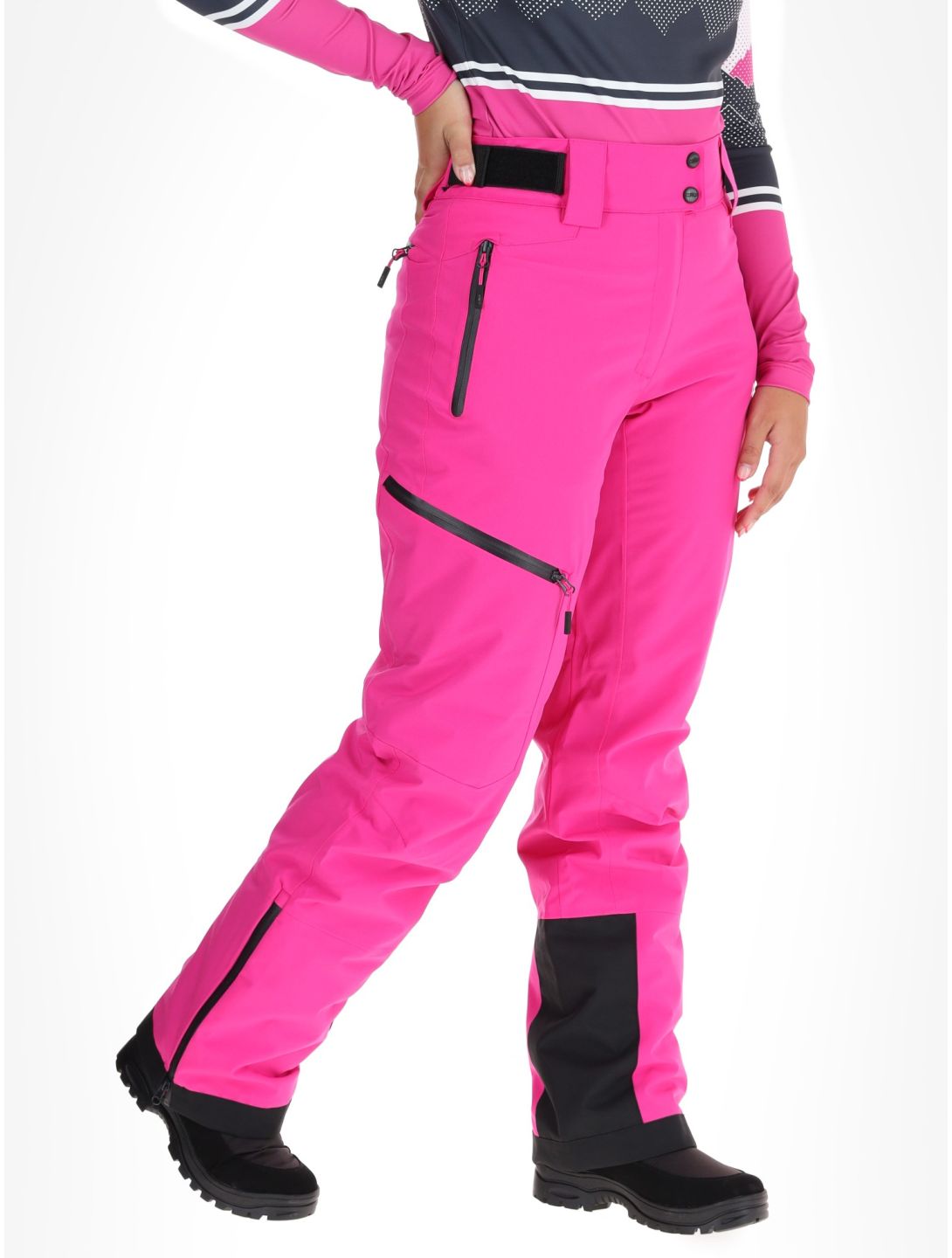 CMP, 34W3946 pantaloni da sci donna Festival rosa 