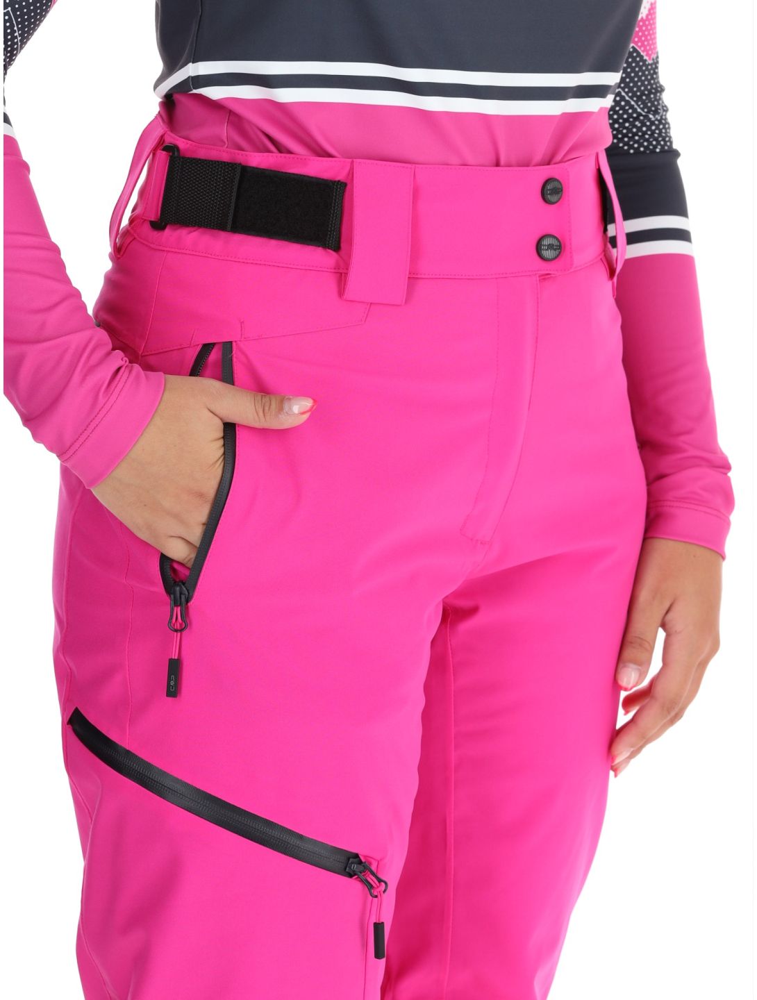 CMP, 34W3946 pantaloni da sci donna Festival rosa 