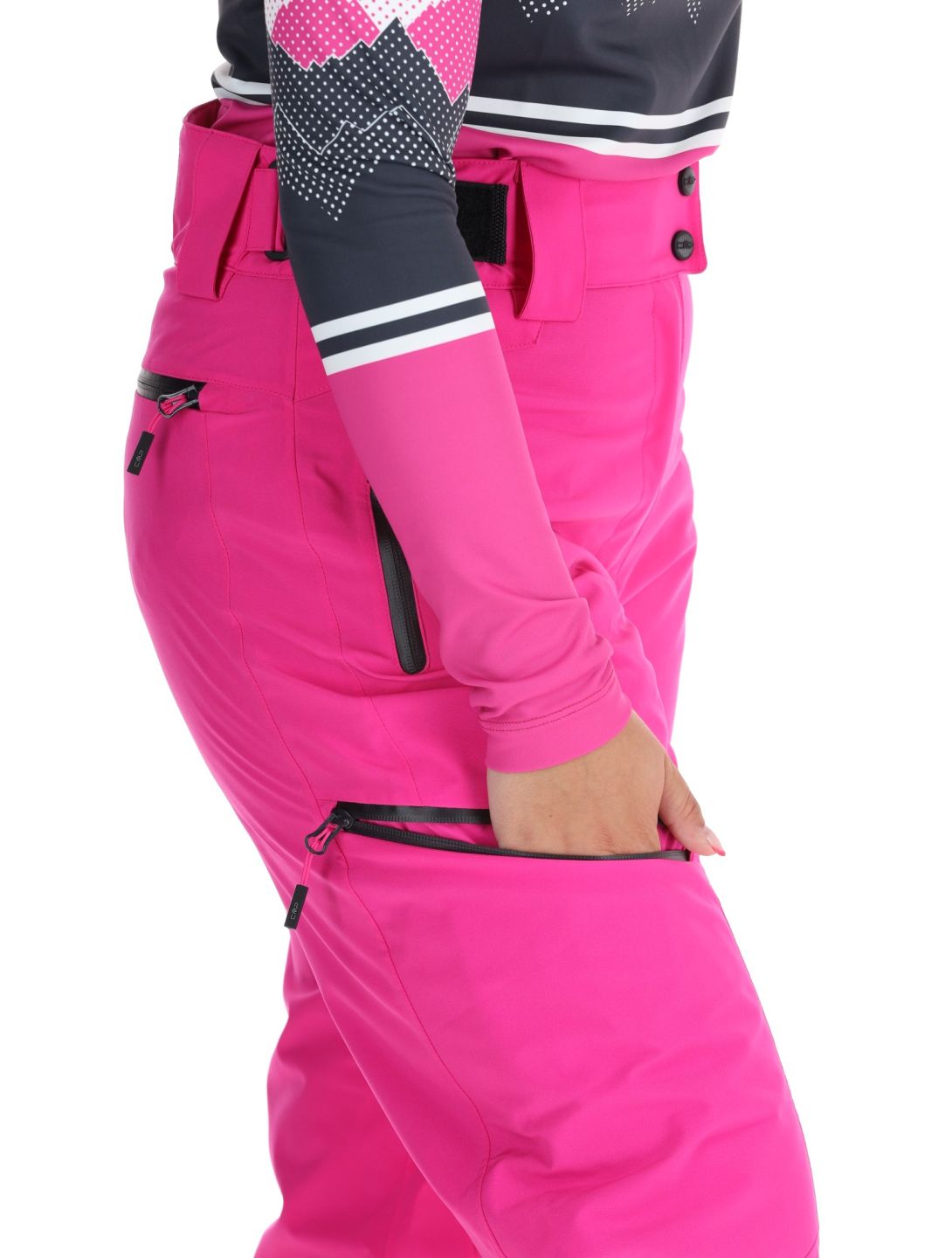 CMP, 34W3946 pantaloni da sci donna Festival rosa 