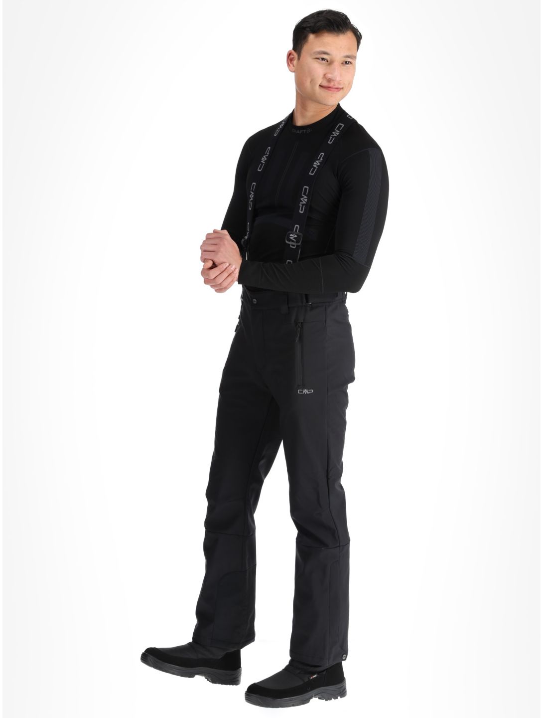 CMP, 34W4367 pantaloni da sci uomo Black nero 