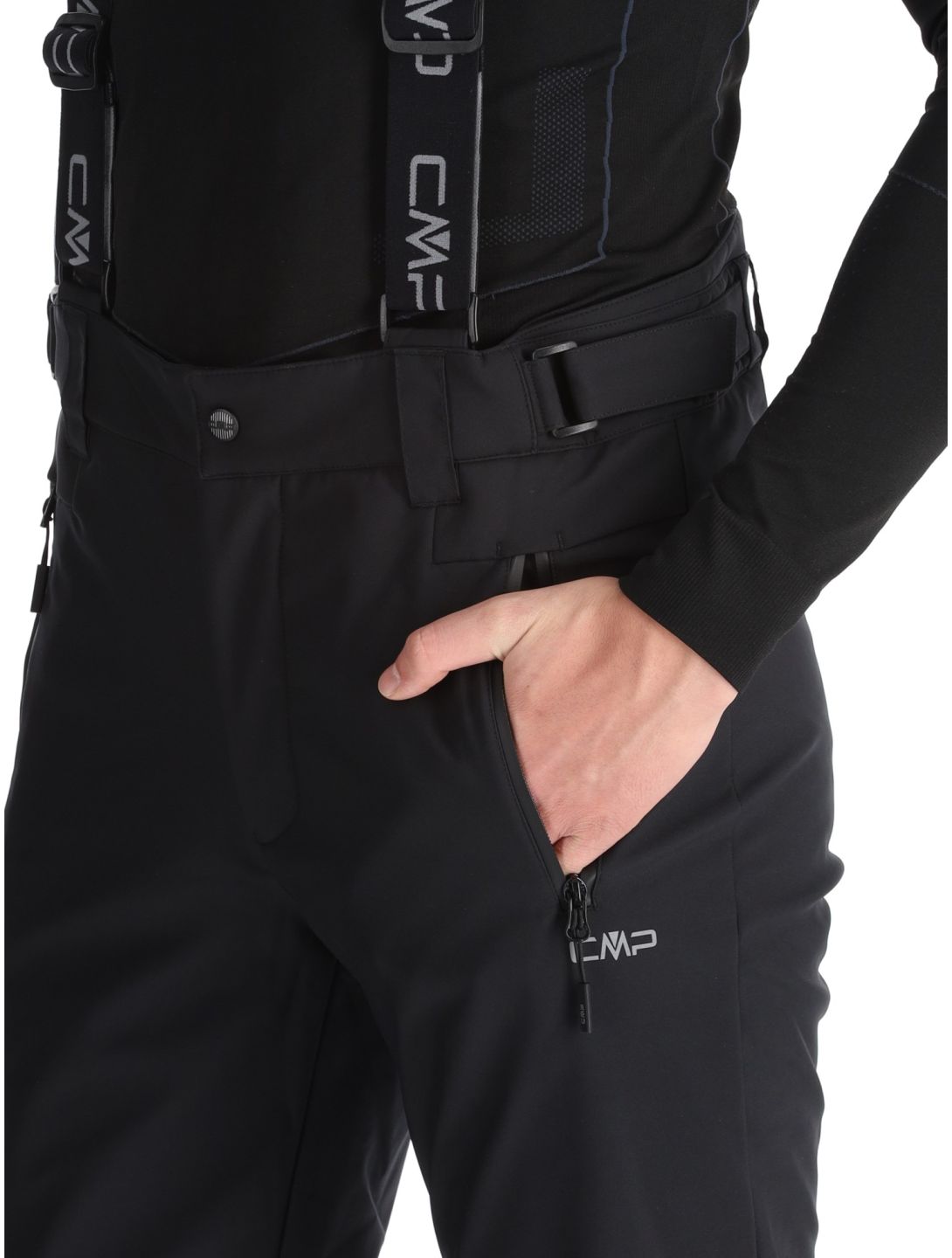 CMP, 34W4367 pantaloni da sci uomo Black nero 