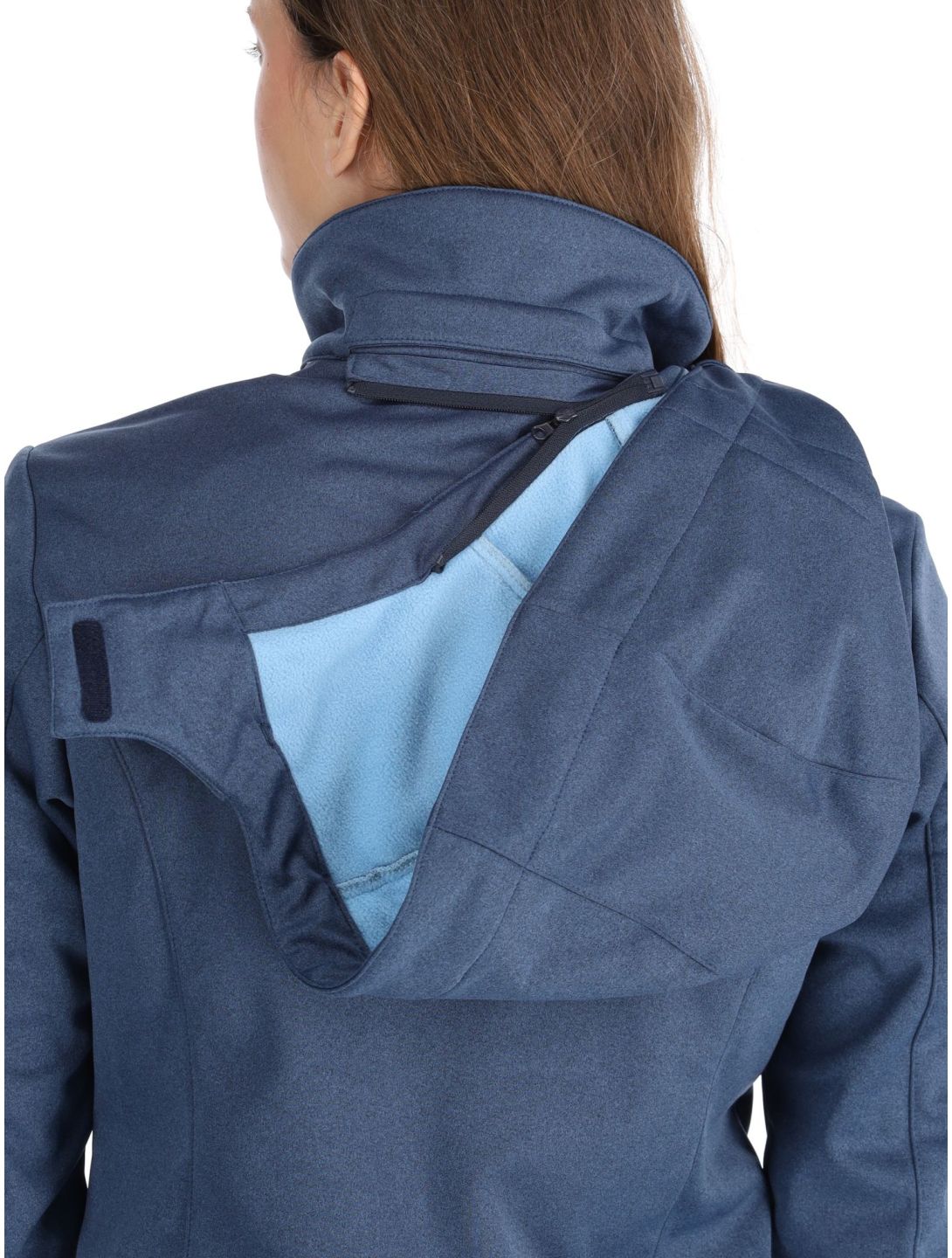 CMP, 39A5006M softshell donna Blue Melange / Niagara blu 