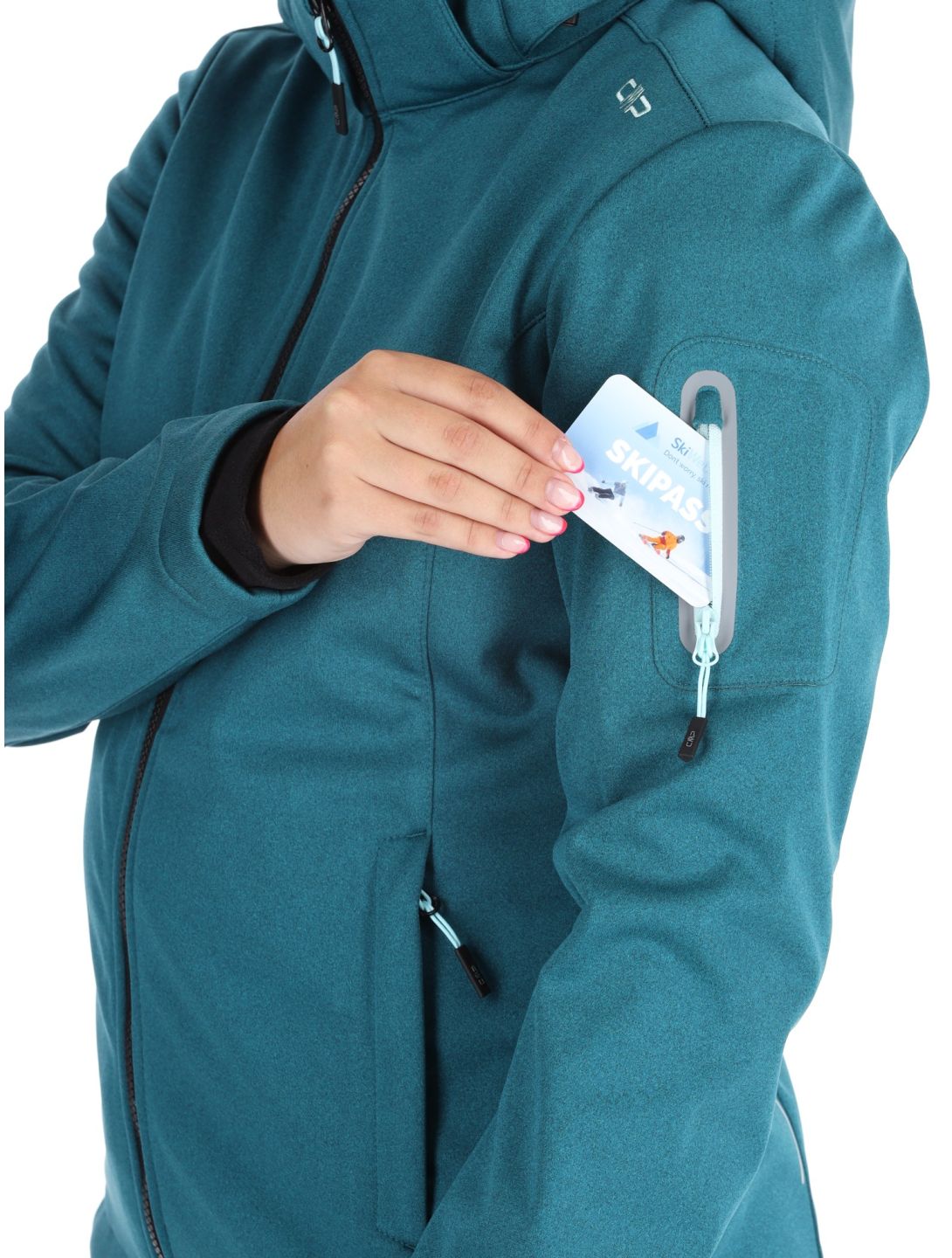 CMP, 39A5006M softshell donna Teal verde 