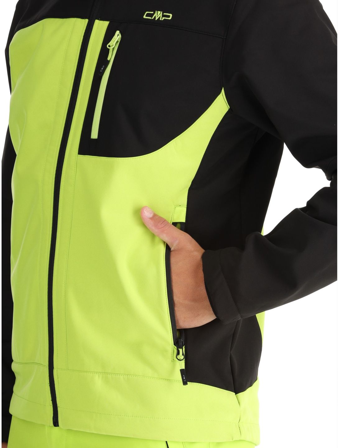 CMP, 3A01787N softshell uomo Acid Yellow / Black giallo, nero 