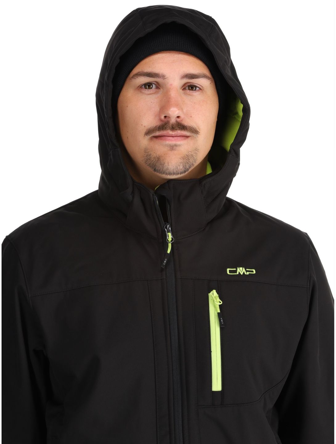 CMP, 3A01787N softshell uomo Black / Acid nero 