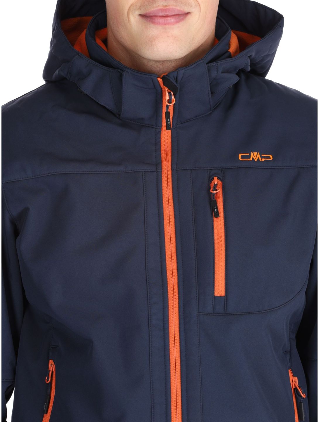 CMP, 3A01787N softshell uomo Black Blue / Jaffa blu 