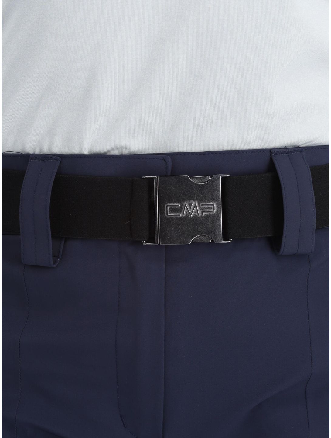 CMP, 3W05526 pantaloni da sci donna Black Blue blu 