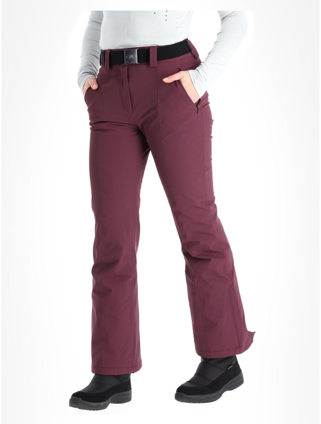 CMP, 3W05526 pantaloni da sci donna prugna viola 