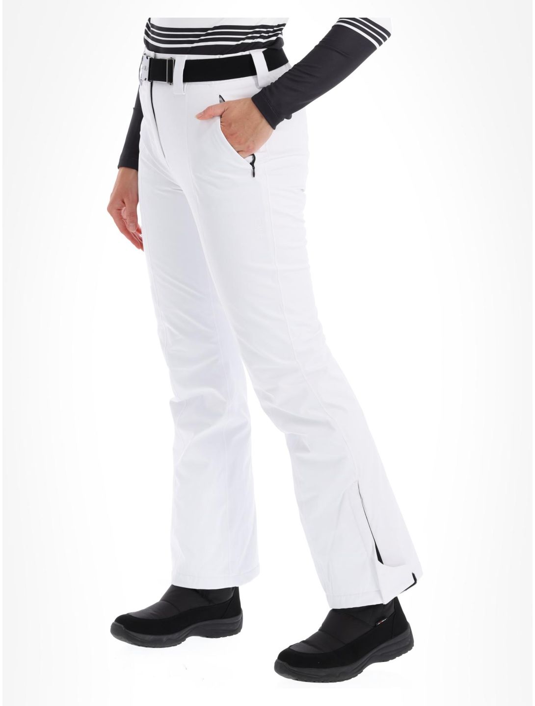 CMP, 3W05526 pantaloni da sci donna White bianco 