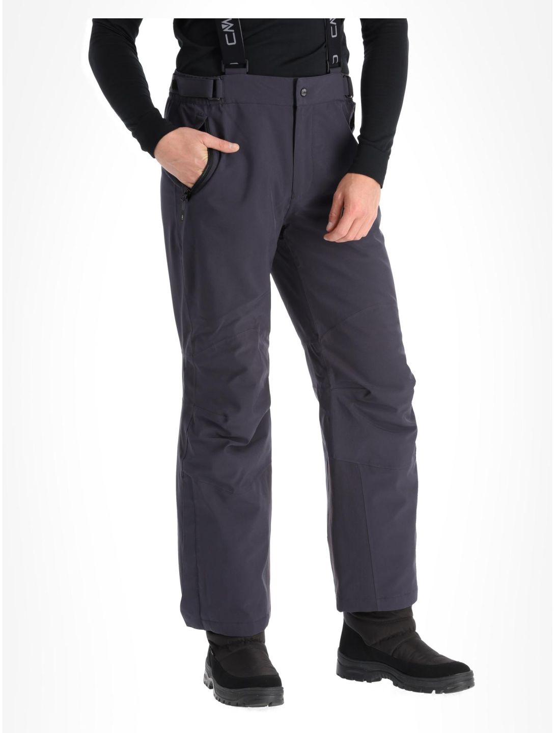 CMP, 3W17397N pantaloni da sci uomo Anthracite grigio 