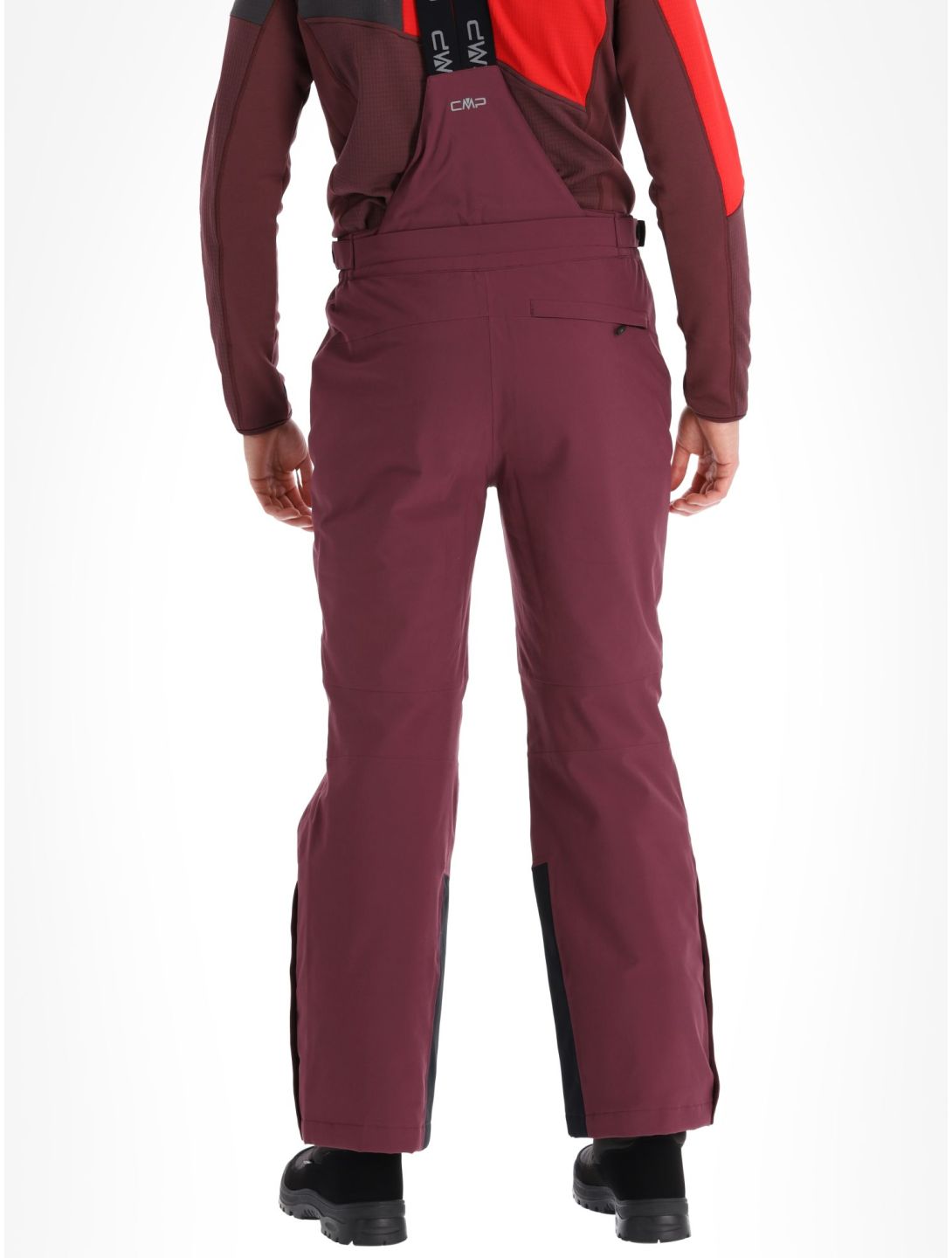 CMP, 3W17397N pantaloni da sci uomo Burgundy borgogna 