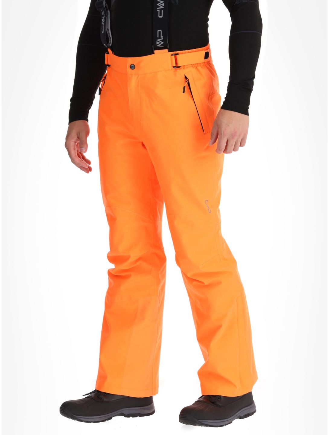 CMP, 3W17397N pantaloni da sci uomo Fanta Fluo arancio 