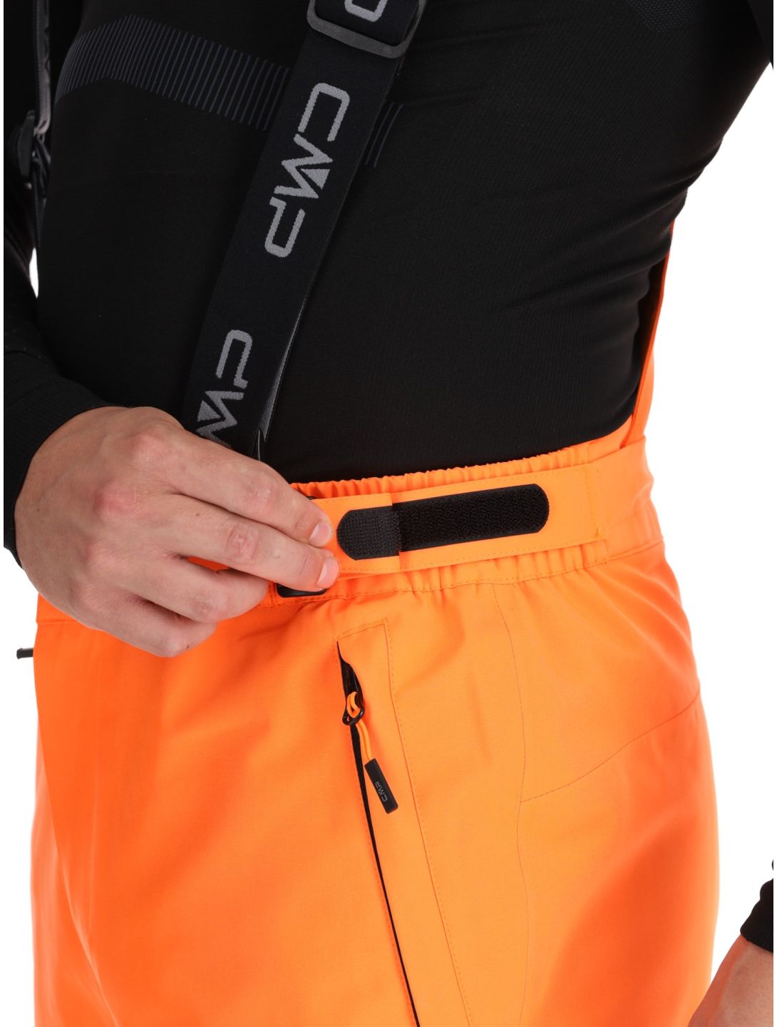 CMP, 3W17397N pantaloni da sci uomo Fanta Fluo arancio 