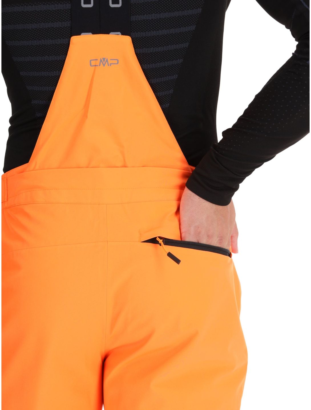 CMP, 3W17397N pantaloni da sci uomo Fanta Fluo arancio 