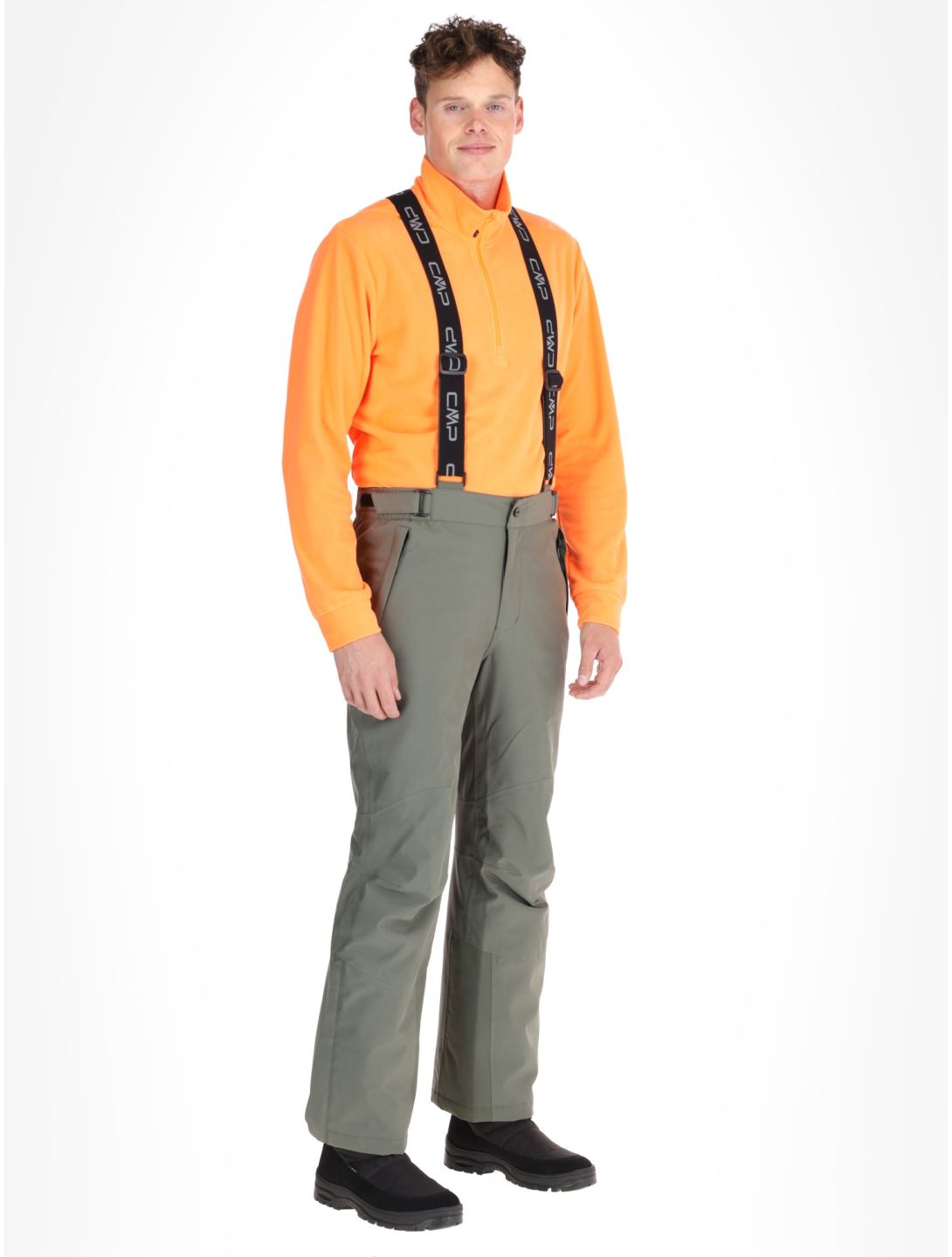 CMP, 3W17397N pantaloni da sci uomo Olive verde 