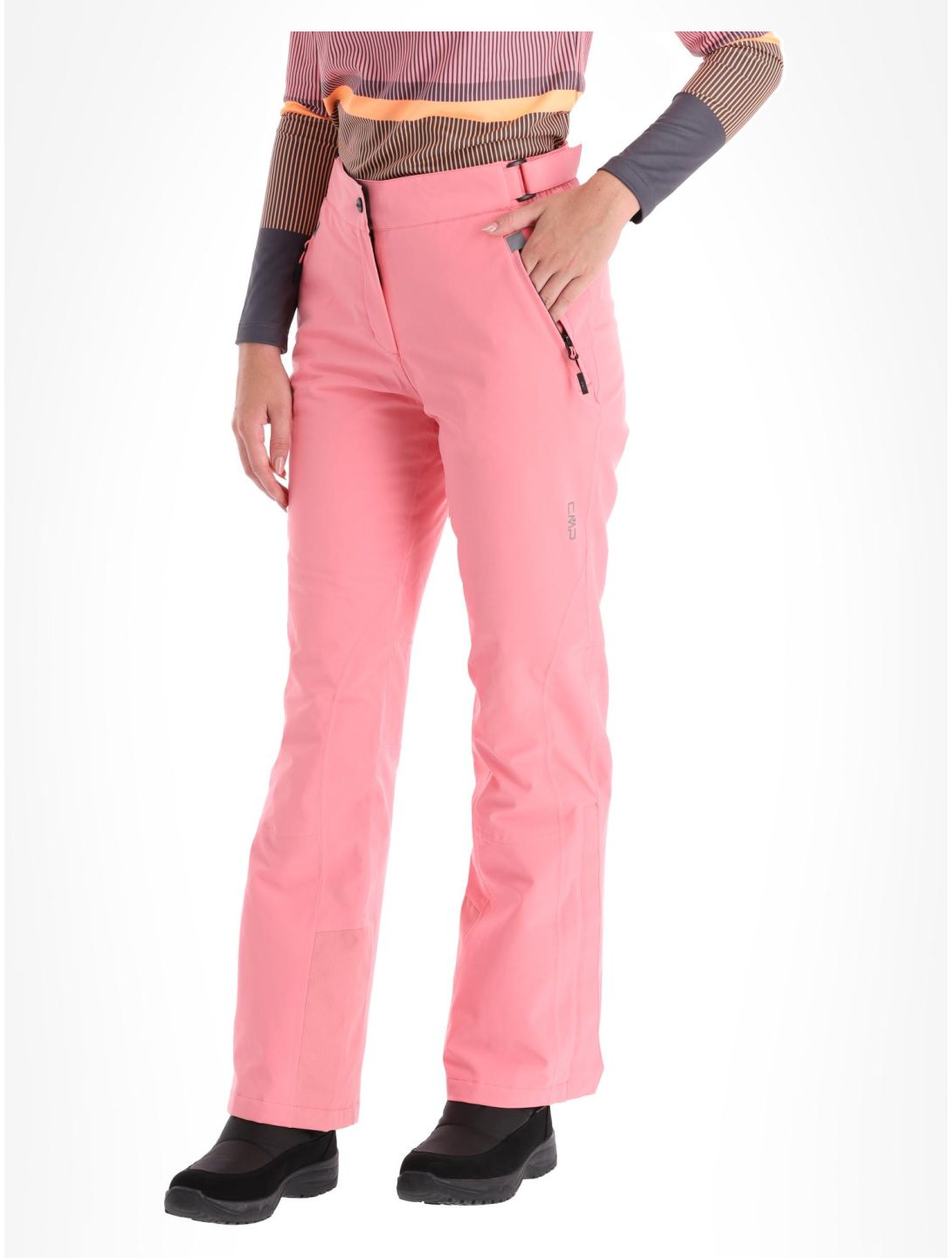 CMP, 3W18596N pantaloni da sci donna Peach arancio 