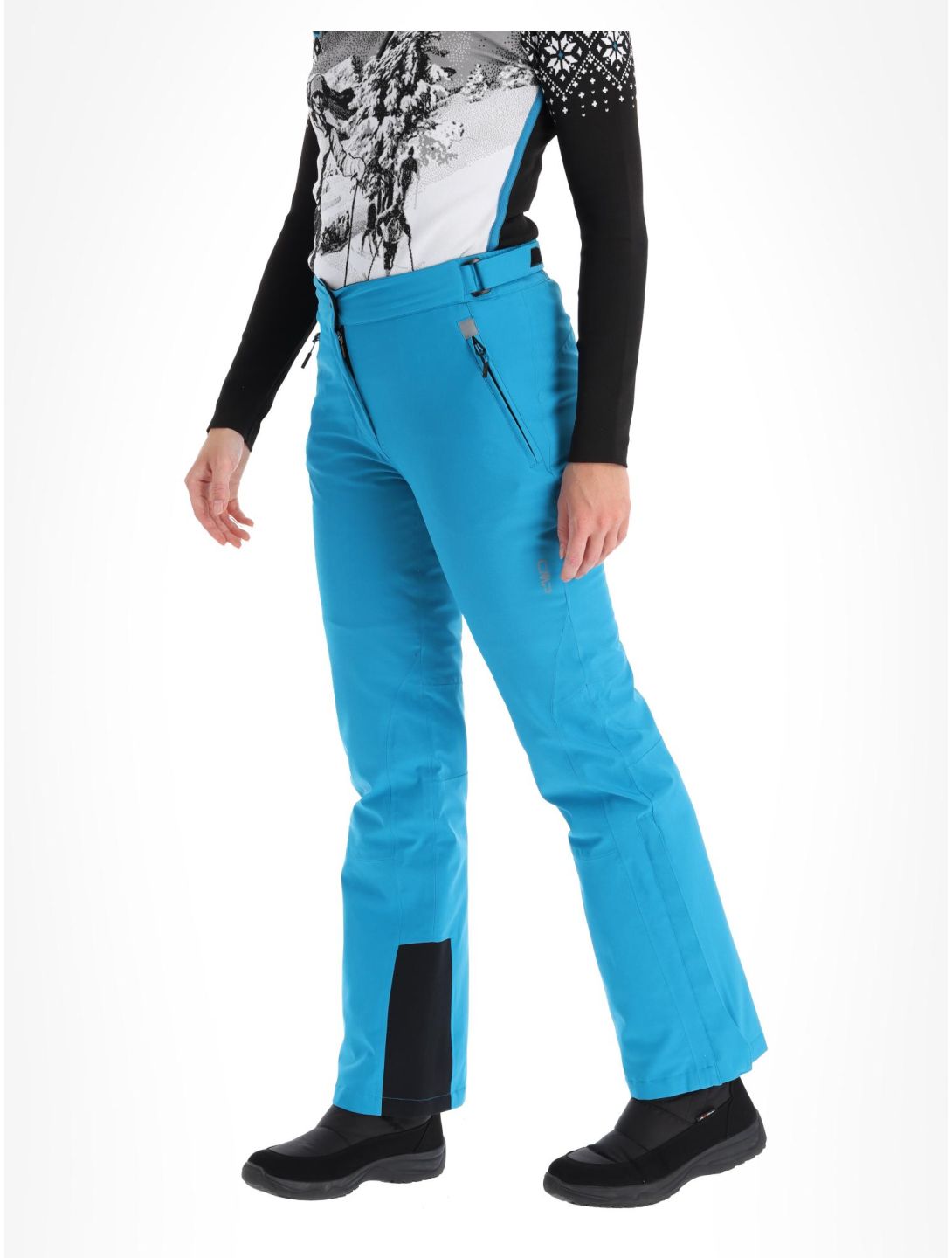 CMP, 3W18596N pantaloni da sci donna Giada blu 