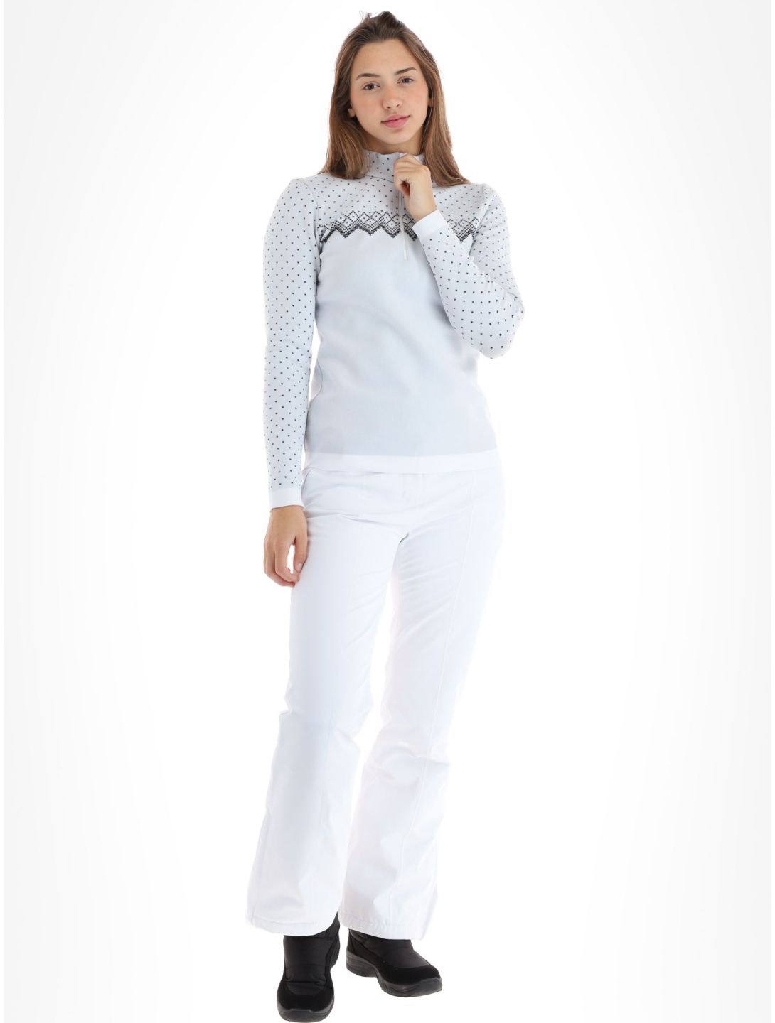 CMP, 7H96301 maglione donna White bianco 